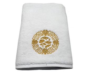 Prosop baie brodat asiatic, bumbac 100%, 70x140cm Royal Home