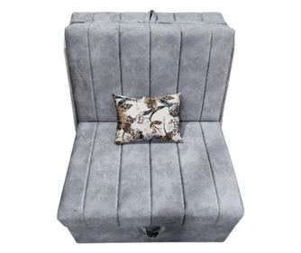 Fotoliu Pek minuetto extensibil smart living, grey, Studio Casa, material tip catifea  90x100 cm