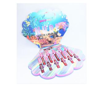 Set 12 šmink za ustnice, Iman Of Noble, Nude Matte Lip Gloss, Mermaid