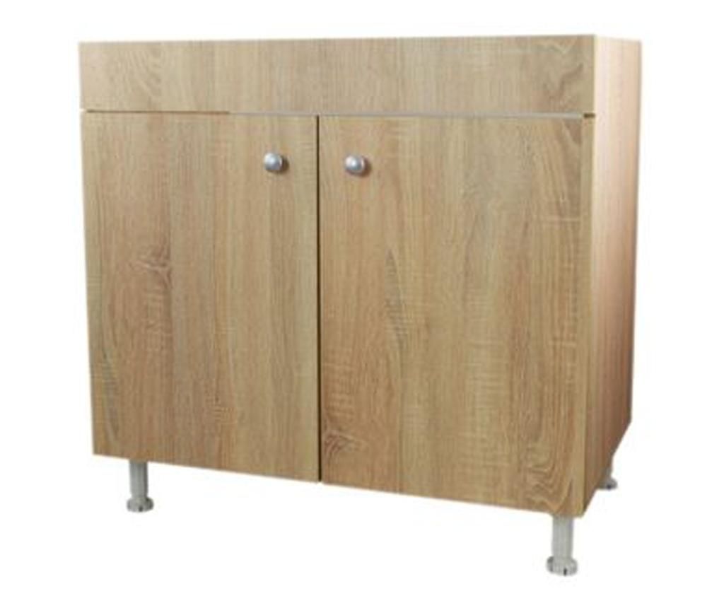 Sonoma Sink Cabinet with 2 Doors, 80x50x80 cm, 18mm Chipboard