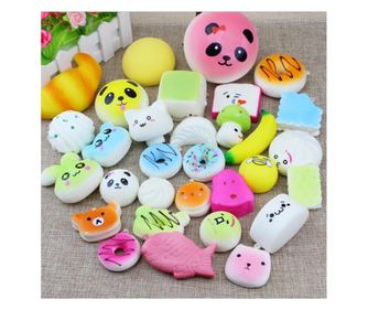 Pachet 15 piese , jucarii Squishy breloc cu revenire lenta