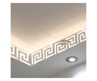 Set Oglinzi Design Versace - Oglinzi Decorative Acrilice Silver Plated - Luxury Home 10 bucati/set