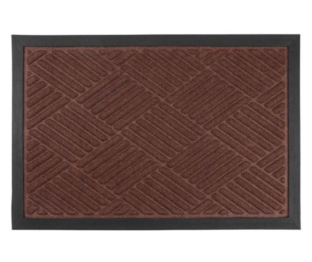 Entrance Mat, Acrylic, 40x60 cm, Wood Floor Pattern