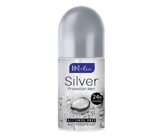 Antiperspirant roll on, pentru barbati, inelia, revers, silver, 50ml