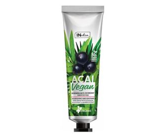 Crema pentru maini si unghii, protectie si regenerare, vegan, inelia, revers, cu extract de acai ecologic si bambus, 100ml