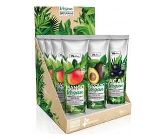 Set 12 bucati crema de maini cu extracte naturale, organice, vegan, inelia, revers, 100 ml