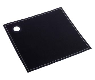 Roll drap servet din bumbac pentru sticla 40x40cm negru