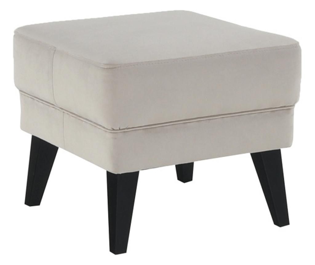Rodeza Bézs és Fekete Ottomán 50x50x43 cm