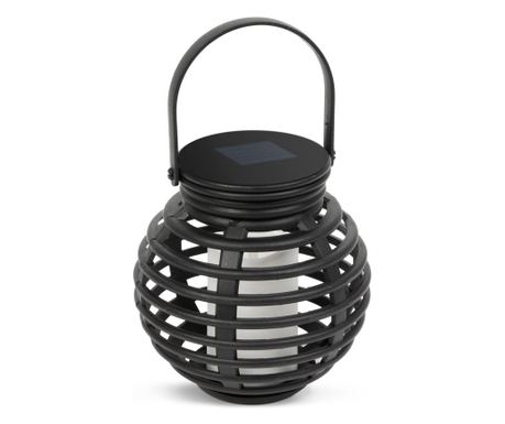Led-es szolár lámpa - gyertyafény - felakasztható - melegfehér - 10 x 11 cm