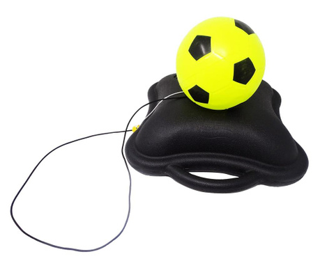 Set de fotbal reflex cu minge galbena inclusa, pentru antrenarea micilor fotbalisti