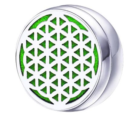Neo™ MS043 12mm Aromaterápia Rever Pin Broch illóolajokkal, kiváló minőségű rozsdamentes acél, antiallergén, környezetbarát