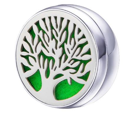 Neo™ MS047 12mm Rever Aromaterápiás kitűző, illóolajokkal, kiváló minőségű rozsdamentes acél, antiallergén, környezetbarát