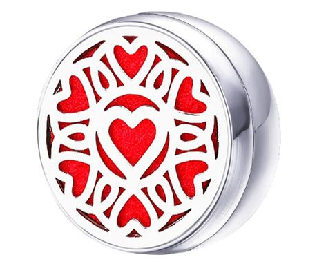 Neo™ MS351 12mm Aromaterápia Rever Pin Broch illóolajokkal, kiváló minőségű rozsdamentes acél, antiallergén, környezetbarát, kör