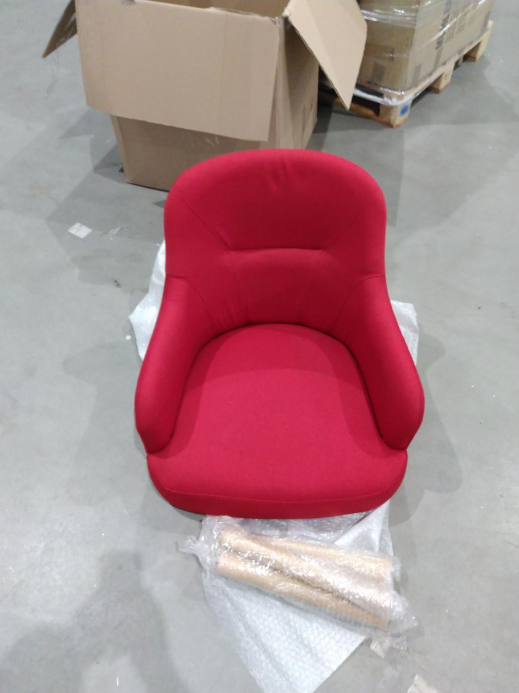 Stolica Teddy Red Classic - 4