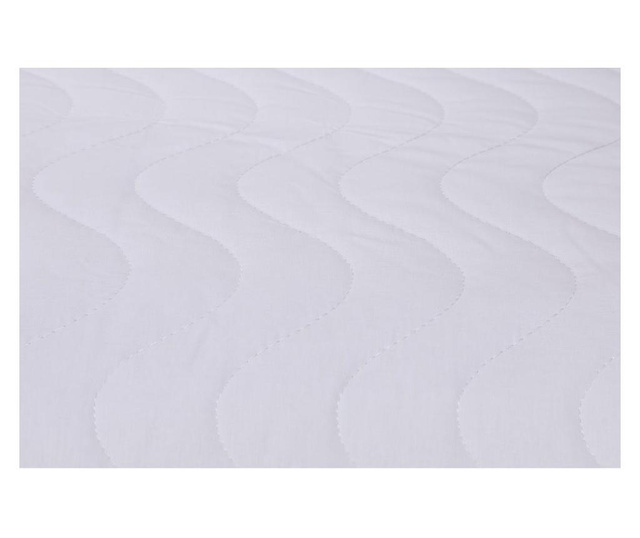Protectie pentru saltea Beverly Hills Polo Club, Kapitone, 180x200 cm, alb