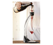 Decantor de vin glamorous wine, tip aerator, design elegant, imbunatateste aroma de buchet de vin, din acril si silicon, negru