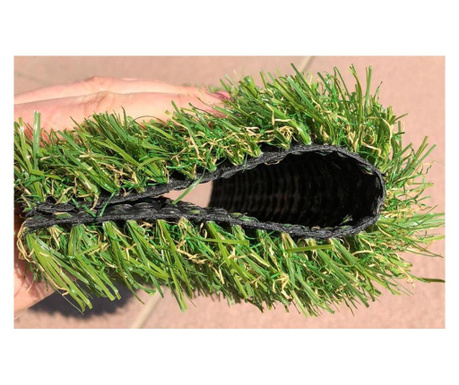 Covor iarba artificiala, tip gazon, verde, jakarta, 100% polipropilena, 30 mm