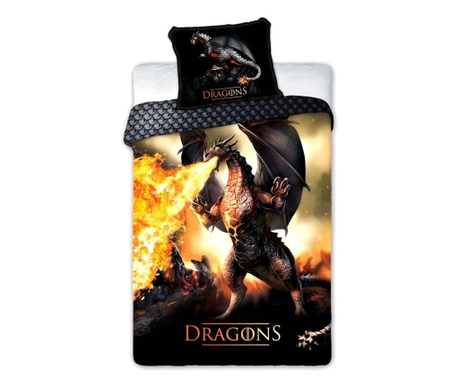 Спално бельо dragons 027 160х200 памук