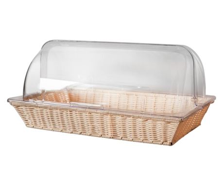 Raki cos servire cu capac roll top 53x31.5x9 cm