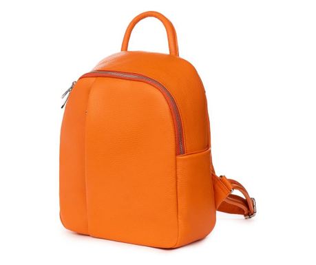 Rucsac din piele naturala Angelo portocaliu