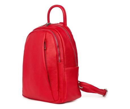 Rucsac din piele naturala Thomas rosu