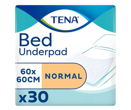 Aleze / Protectii pentru pat Tena Bed Normal, 60 x 60 cm, 30 buc