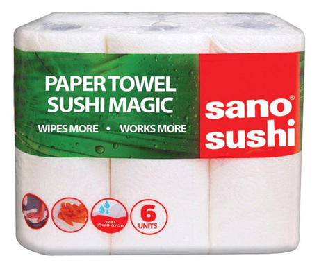 Prosop hartie Sano Sushi Magic, 6 role