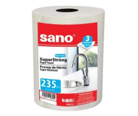 Sano prosop hartie SuperStrong 235, 3 straturi