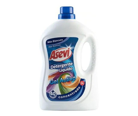 Detergent lichid Asevi Gel Activ 2.400 ml - 40 spalari