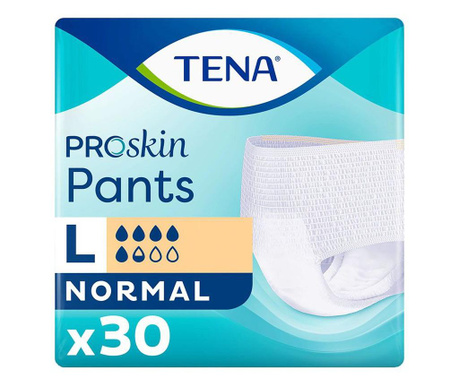 Scutece pentru adulti tip chilot Tena Pants Normal, L, 30 buc