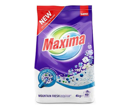 Detergent rufe Sano Maxima Mountain Fresh 4 Kg