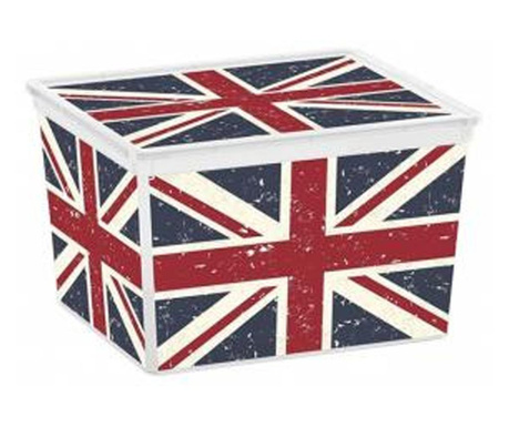 Cutie depozitare Union Jack, 27 litri, C Box Cube