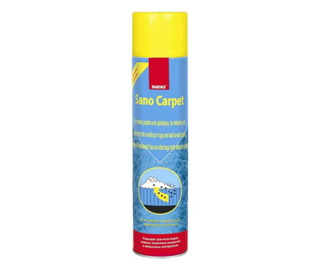 Detergent spuma cu aerosol pentru covoare Sano Carpet, 600ml