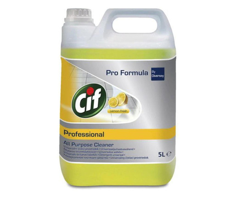 Detergent Cif Professional,Diversey, Lemon Fresh, universal, 5L