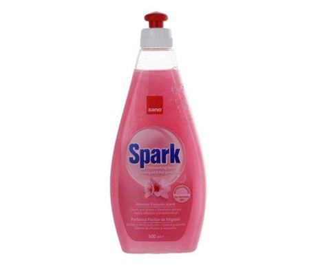 Detergent vase Sano Spark cu parfum delicat de migdale 500ml