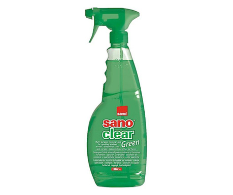 Sano Clear Green Trigger glass cleaner, 1L