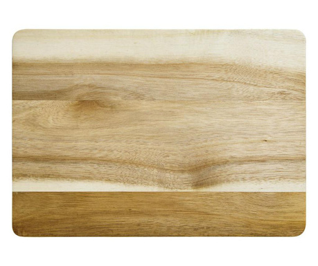 Tocator dreptunghiular din lemn de salcam 28x20cm, AMBITION Parma