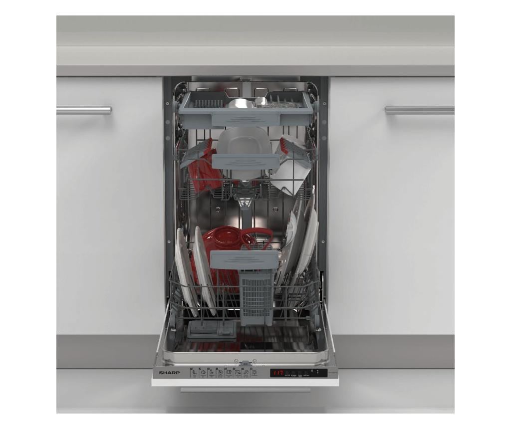 Masina de spalat vase incorporabila Sharp QW-NS14i49EX-EU - 2