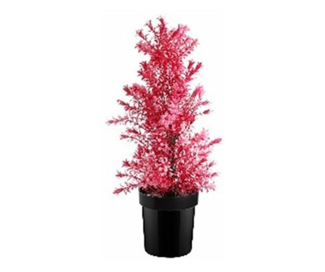 Розово изкуствено декоративно растение, саксия, 60 см, MCT 251A