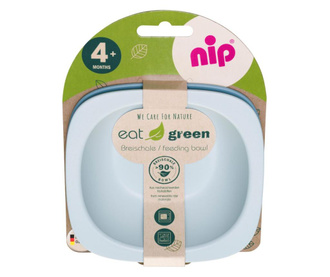 Комплект от 2 Eat Green купички за детска храна, биопластмаса, миеща се в съдомиялна машина, 4+ месеца, nip 37065