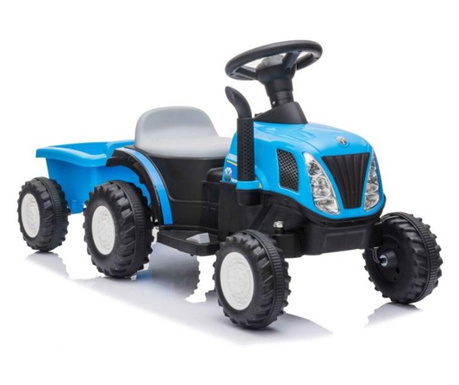 Електрически трактор с ремарке за деца син MCT 9331