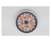 Farfurie rotunda mica floral heaven, ceramica, pigmenti si glazura ecologice smaltuita, pictata manual, 11.8 cm