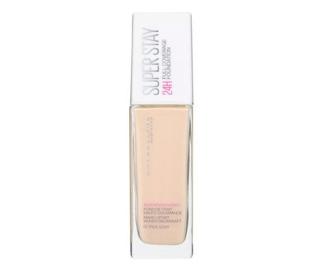 Alapozó, maybelline, super stay 24h full coverage, 03 true ivory,...