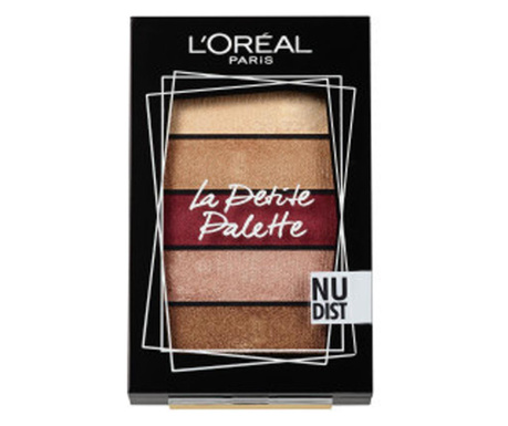 Szemhéjpúder paletta, Loreal, La Petite paletta, Nudista