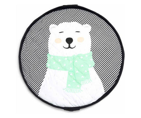 Play&GO Polar bear – Saltea activitati bebe/Sac depozitare jucarii