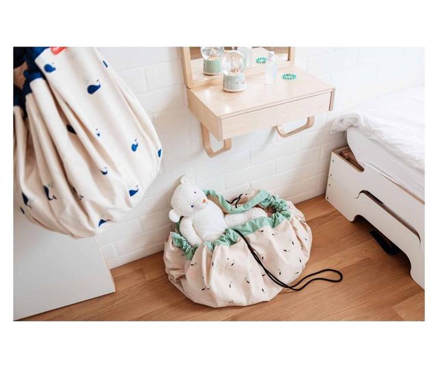 Play&GO Swan - Sac depozitare jucarii/Salteluta joaca