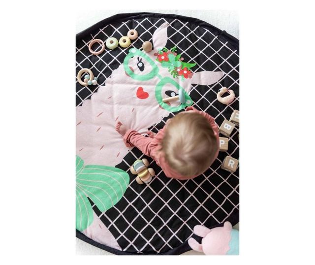 Play&GO Lama – Saltea activitati bebe/Sac depozitare jucarii