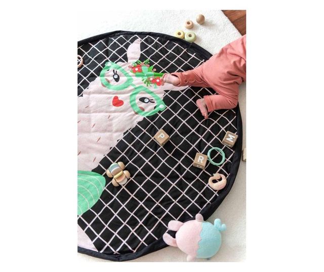 Play&GO Lama – Saltea activitati bebe/Sac depozitare jucarii