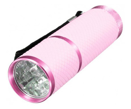 Lampa uv / led lanterna unghii 4.5v, pink  5x10 cm