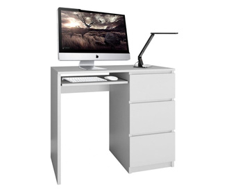 Drohmo lima p számítógépasztal, matt fehér